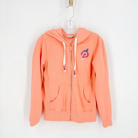 Peloton Tops - Peloton Coral Zip-Up Hoodie